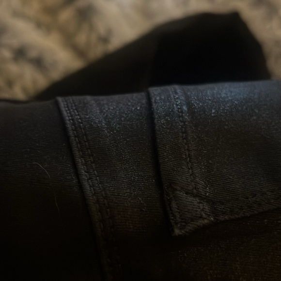 DSTLD Authentic matte wax coated DSTLD black skinny jeans. - Picture 7 of 8